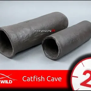 AQUAWILD CATFISH CAVE (Gray) 9 (CGG009) - Grota ceramiczna dla sumów i zbrojników Hit cenowy