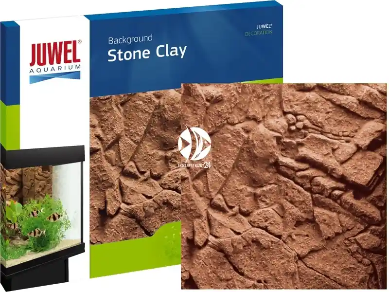 Ostatnia szansa JUWEL Tło Stone Clay (86932) - Płaskie tło imitujące ściankę glinianą o wymiarach 60x55cm do akwarium