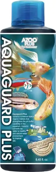 Darmowy zwrot AZOO Aquaguard Plus 120ml (AP17801) - Natychmiast przekształca wodę kranową w zdrowe i naturalne środowisko.