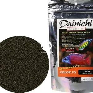 DAINICHI Cichlid Color FX Sinking 500g baby (12603) - Pokarm super premium dla pielęgnic wzbogacony w 7 składników wybarwiających Rabat
