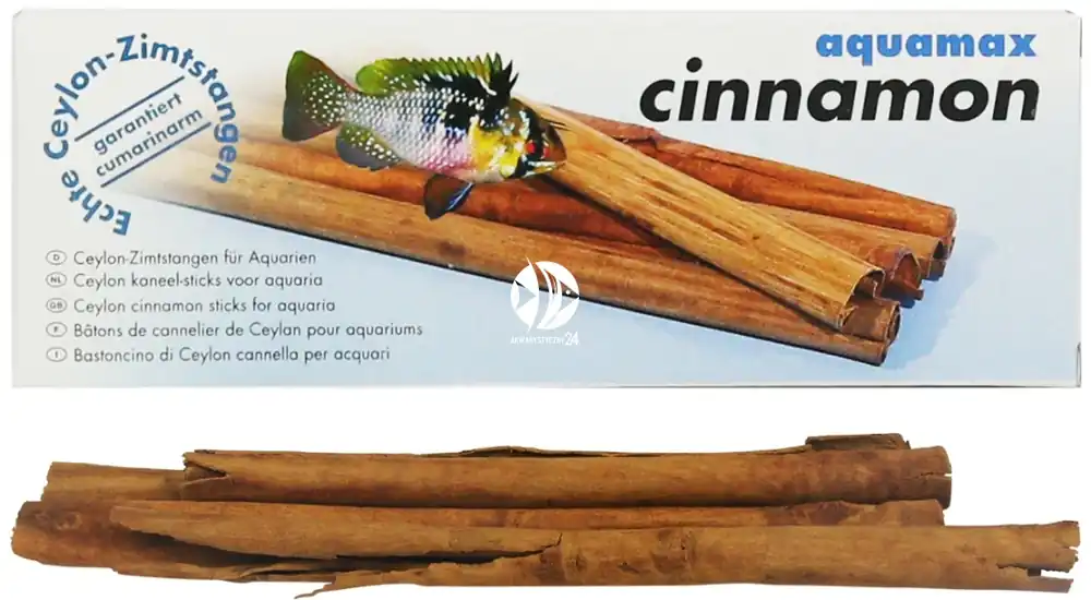 Zamów teraz AQUAMAX Cinnamon (014) - Laski cynamonu do akwarium słodkowodnego, krewetkarium, zwiększające witalność i samopoczucie zwierząt akwariowych