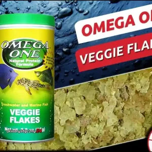 Oferta OMEGA ONE Veggie Flakes 62g - Pokarm w płatkach dla ryb roślinożernych
