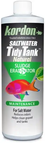 KORDON Tidy Tank Saltwater 473ml (39668) - Odmulacz w płynie do akwarium morskiego i rafowego Wysoka jakość