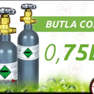 akwarystyczny24 Butla Co2 0,75L [Szara] - Dodaj do koszyka