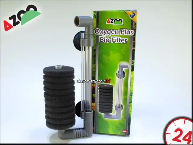 Do wyczerpania zapasów AZOO Oxygen Plus Bio Filter 3 (AZ13003) - Filtr biologiczny zasilany pompką membranową do akwarium