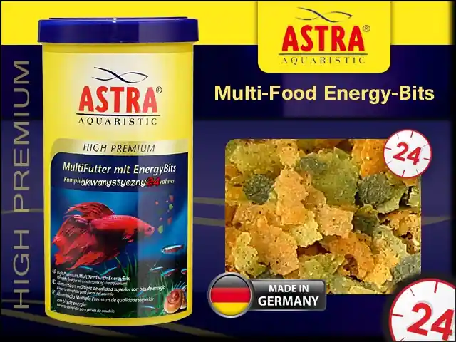 HIGH PREMIUM Multi-Food Energy-Bits 250ml (281-100049) - Pokarm płatkowany super premium z dodatkiem energetycznych granuletek. Szybka dostawa