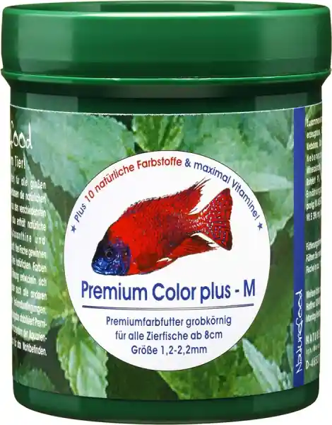 NATUREFOOD (Termin 20.09.2025) Premium Color Plus 50g - Tonący pokarm wybarwiający dla ryb wszystkożernych Okazja