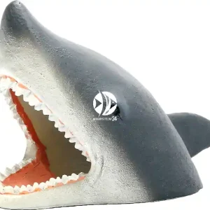 AQUA DELLA Shark Face (234-418642) - Ręcznie malowana głowa rekina, dekoracja do akwarium Kup teraz