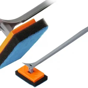 Oferta czasowa AQUA DELLA Czyścik z ruchomą końcówką z gąbki 41,5cm (212-419809) - Skrobak z chropowatą gąbką