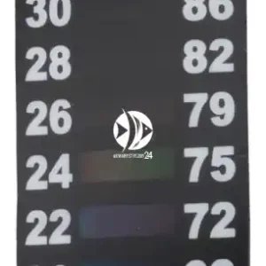 AQUA DELLA Termometr Naklejany Mini LCD (227-419120) - Idealne do nano akwariów i krewetkariów Wysoka jakość