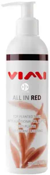 Niska cena VIMI All In Red 250ml (AIR250) - Nawóz do akwarium z czerwonymi roślinami, intensywnym oświetleniem i dozowaniem CO2