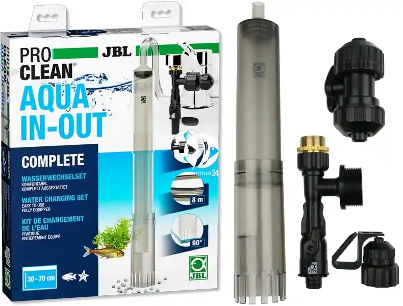 JBL Aqua In-Out Set (61421) - Zestaw do wygodnej podmiany wody akwariowej. Popularny
