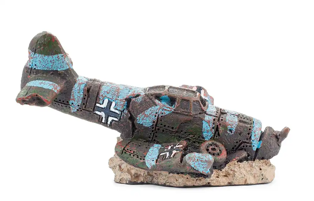 Obniżka ceny Ozdoba akwariowa Happet R043 samolot 8 cm