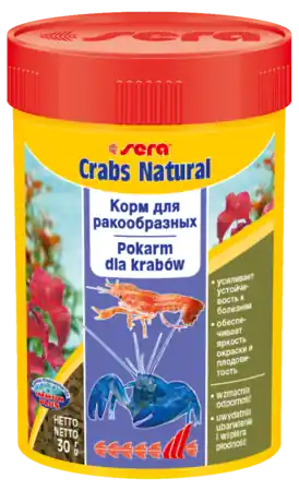 Sera Crabs Natural pokarm dla krewetek i raków 100 ml Ograniczona ilość