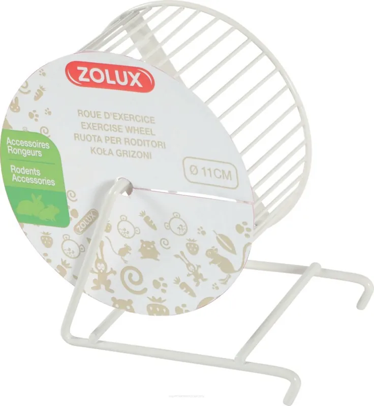 Zolux kołowrotek metalowy 11cm Nie przegap
