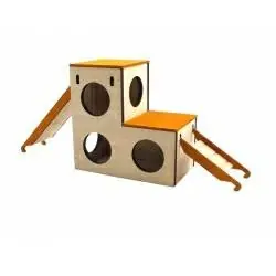 Pinokio zabawka dla gryzoni z podejściem typ B 14,5 x 8 x 14 cm Oferta limitowana