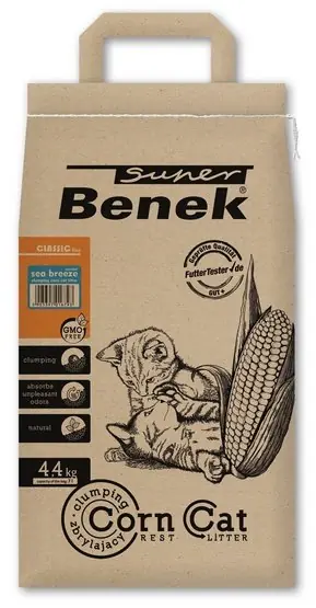 Super Benek Cat Corn Sea Breeze- zbrylający żwirek dla zwierząt o zapachu morskim 7l Zamów teraz