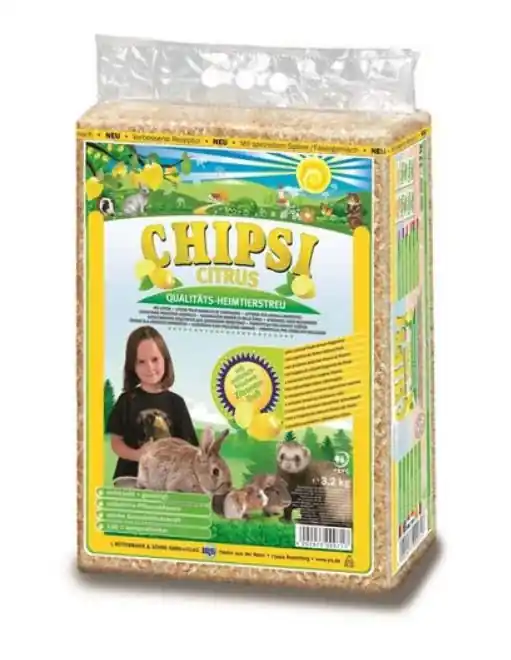 Hit cenowy Chipsi Trociny Citrus Mult Odpylone wióry z miękkiego drewna 60L