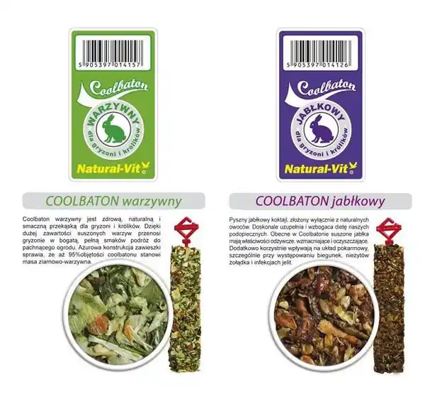Certech Natural Vit Coolbaton jabłko dla gryzoni Kup online