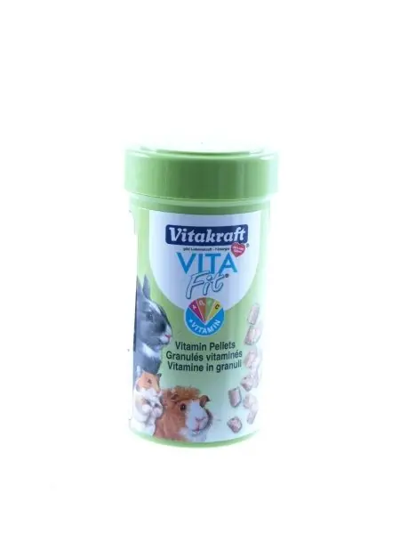 Vitakraft Vita C Forte Granulowana nać pietruszki z witaminą C dla królików i gryzoni 100g Hit cenowy