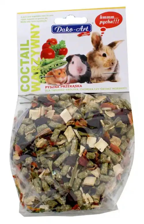 Dako-Art Coctail warzywny dla gryzoni 75g Dostępne od ręki