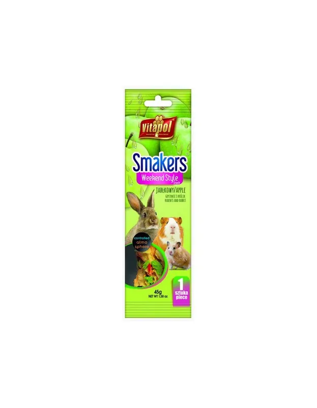 Vitapol Weekend Style Smakers kolba dla gryzoni jabłkowa Niska cena
