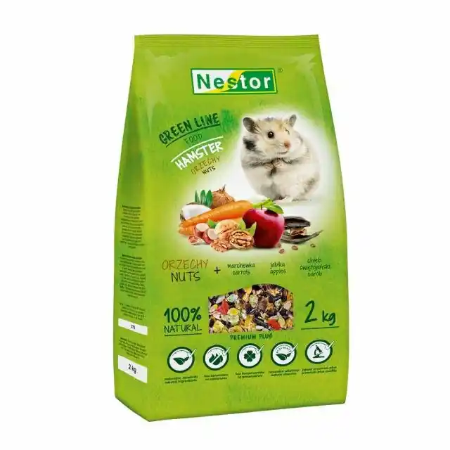 Wyprzedaż Nestor Green Line Pokarm dla chomików 2kg