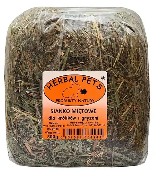 Hit sprzedaży Herbal Pets Siano miętowe 300g