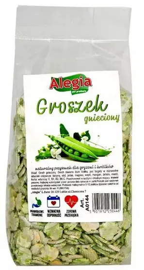 Łatwy zwrot Alegia Groch gnieciony 300g