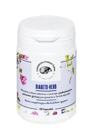 Dr. Ziętek Diabeto Herb u zwierząt z podwyższonym poziomem glukozy 48 kapsułek Ostatnia szansa