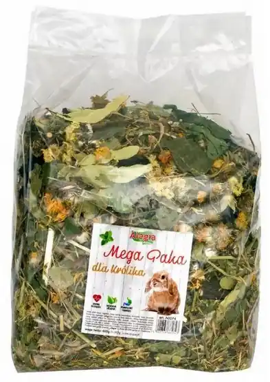 Alegia mega paka suszona mieszanka ziół dla królika 650g Kup online