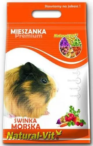 Natural Vit Mieszanka Premium dla Świnki Morskiej 500g Bezpieczne zakupy
