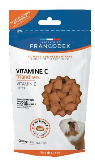 Francodex Przysmaki z witaminą C dla świnek morskich 50g Kup teraz