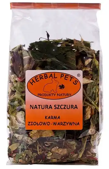 Bezpieczne zakupy Herbal Pets Karma ziołowo warzywna dla szczura 150g