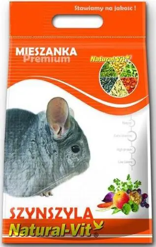 Bestseller Natural Vit Mieszanka Premium dla Szynszyli 500g