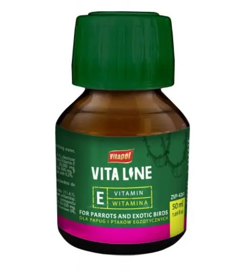 Obniżka ceny Vitapol Vitaline Witamina E dla ptaków egzotycznych 50ml